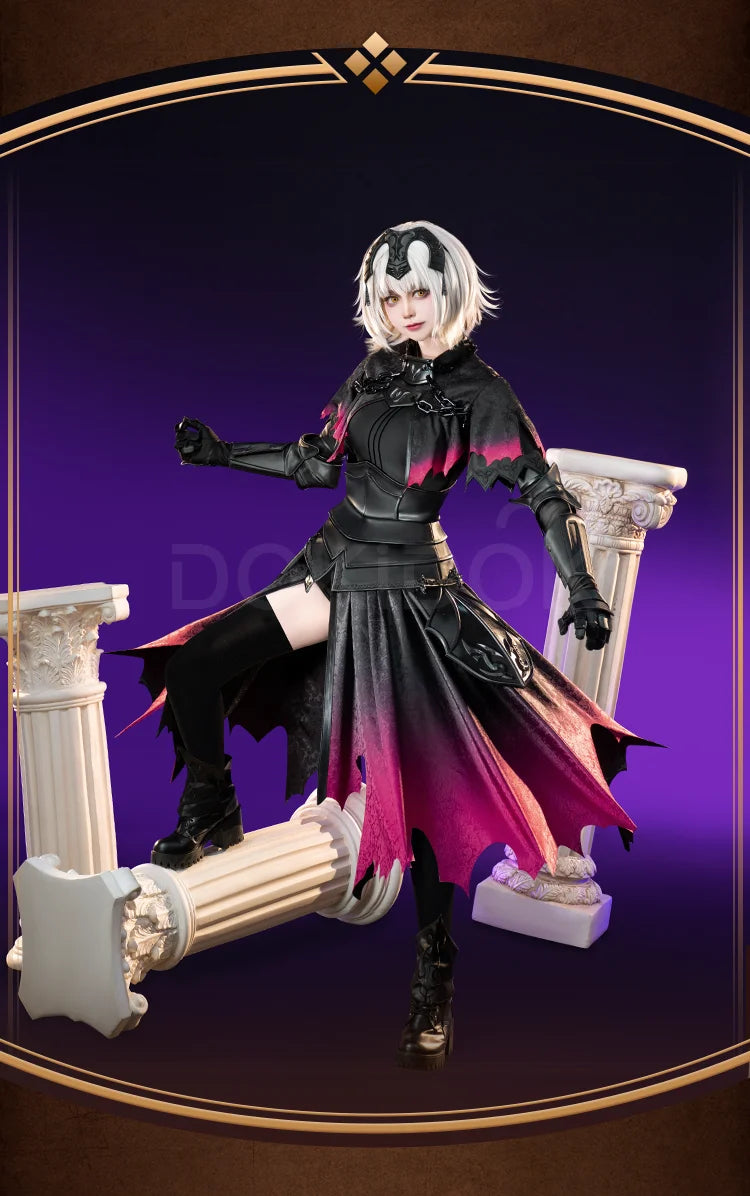 Alter Cosplay Costume Game Fate/Grand Order Cosplay DokiDoki-R FGO Women Jeanne d'Arc Alter Costume Halloween Armor