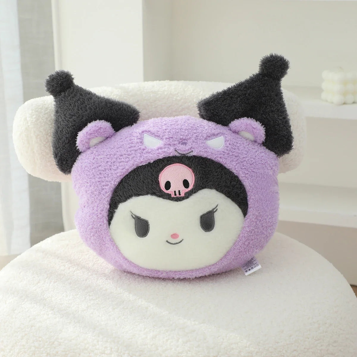Sanrio Lovely Hello Kitty Headrest Back Cushion Chair Lumbar Support Car Seat Decor My Melody Kuromi Throw Pillow Gifts Girl