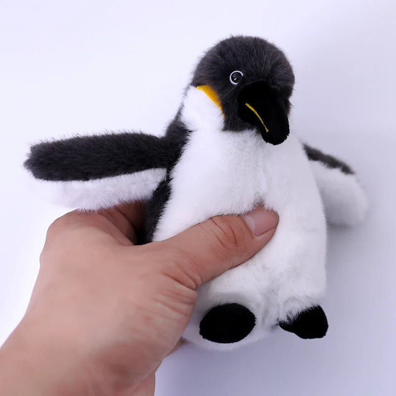 ZU 15-35cm Cute Antarctic Animal Emperor Penguin Plush Toy Soft Plushies Keychain Home Decor Fluffy Penguin Doll