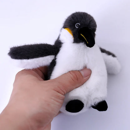 ZU 15-35cm Cute Antarctic Animal Emperor Penguin Plush Toy Soft Plushies Keychain Home Decor Fluffy Penguin Doll
