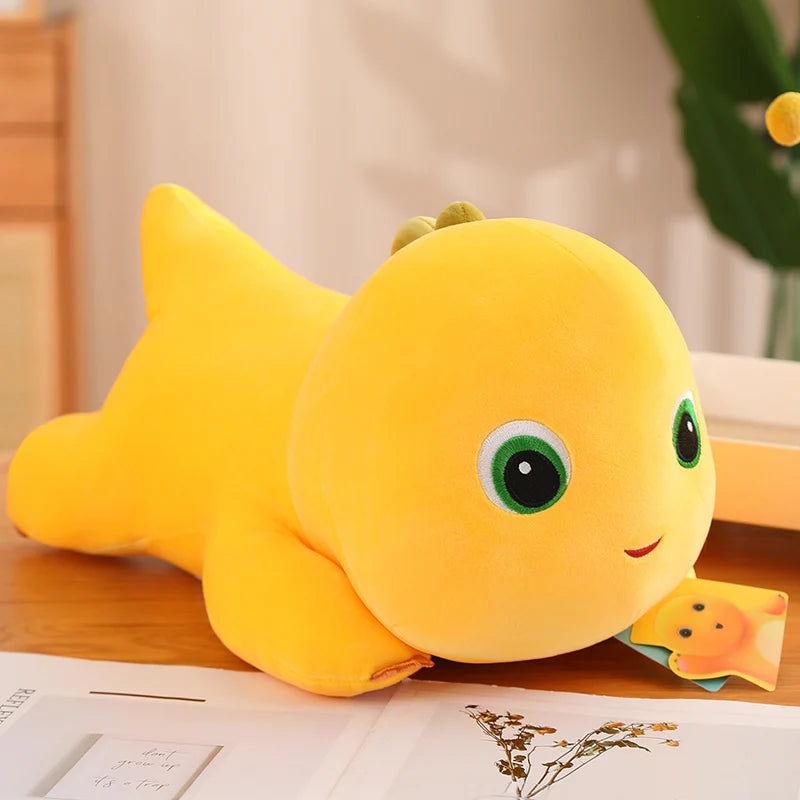Soft Cute Nailong Milk Dragon Plush Toy Stuffed Cartoon Animals Smile Dinosaur Cuddly Plushie for Kids Boy Birthday Gift Xmas