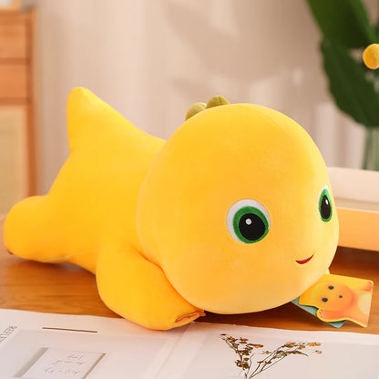 Soft Cute Nailong Milk Dragon Plush Toy Stuffed Cartoon Animals Smile Dinosaur Cuddly Plushie for Kids Boy Birthday Gift Xmas