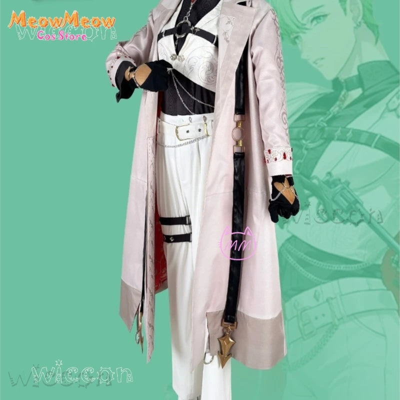 Aulwen Silver Bullet Nu Carnival Confessor Adult Polyester Costume