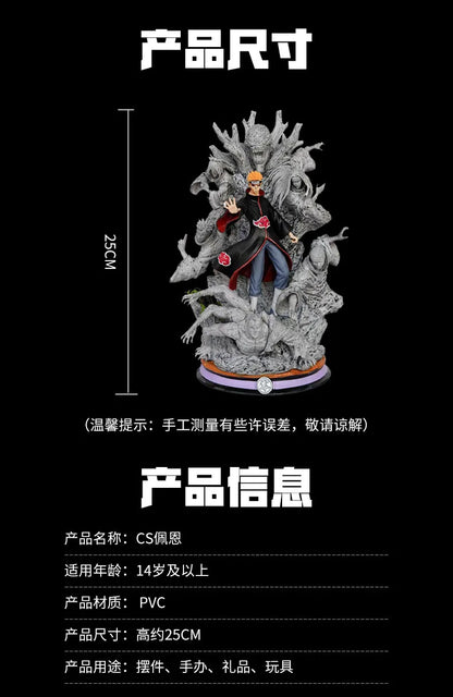 41cm Pain Figures Cartoon Naruto Anime Figure Pain Model Gk Pvc Statue Figurine Doll Collection Car Decotation Children Toy Gift