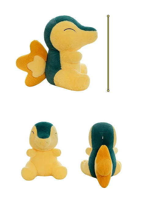 35/75cm Cyndaquil Pokemon Plush Toys Large Anime Doll Pillow Cartoon Feurigel Pokémon Plushie Stuffed Gift for Kids Christmas