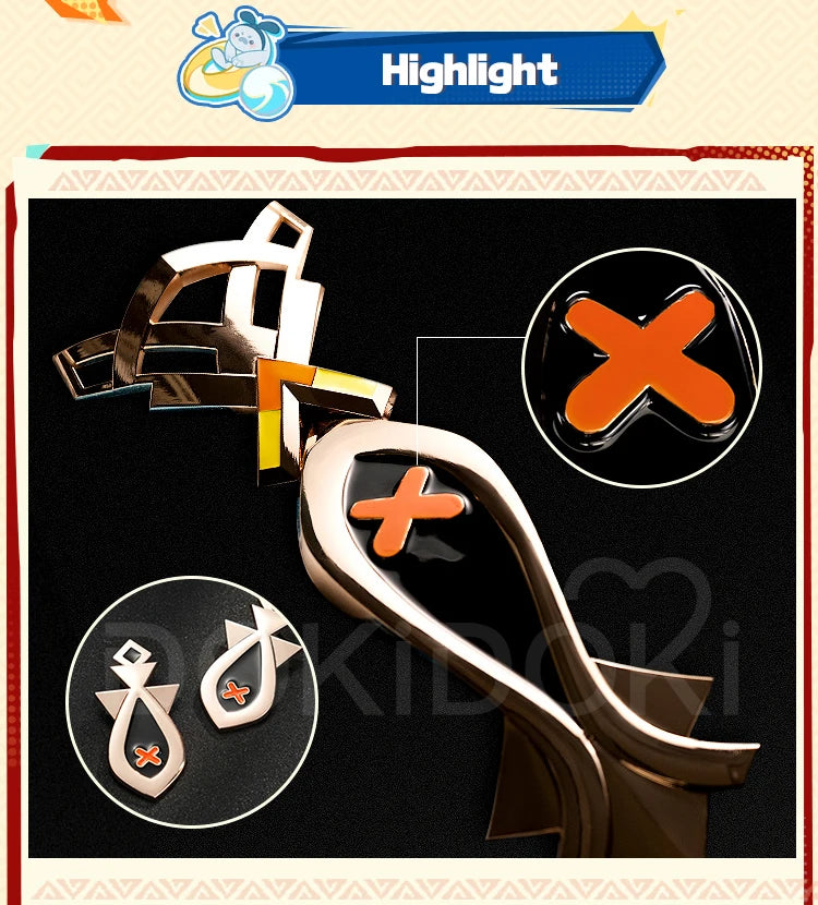 IN STOCK Mualani Cosplay Costume Game Genshin Impact【S-3XL】DokiDoki-SR Natlan Mualani Metal Luminous Vision Plus Size