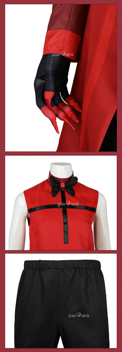 UWOWO Collab Series: Alastor tthe Radio Demon H Hotel Cosplay Costume Red Uniform Anime Costume