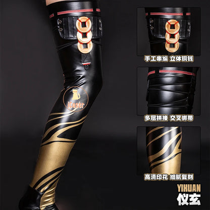 iCoser Zenless Zone Zero Yixuan Cosplay Costume Wig Uniform Headwear Bird Props Yunkui Summit Carnival Halloween Party for Women