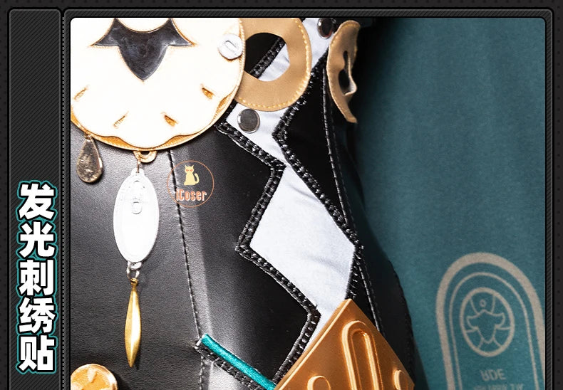 Zenless Zone Zero Lucia Cosplay Costume Wig Uniform Horns Headwear Tail Spook Shack Halloween Party for Women Girls Role Play