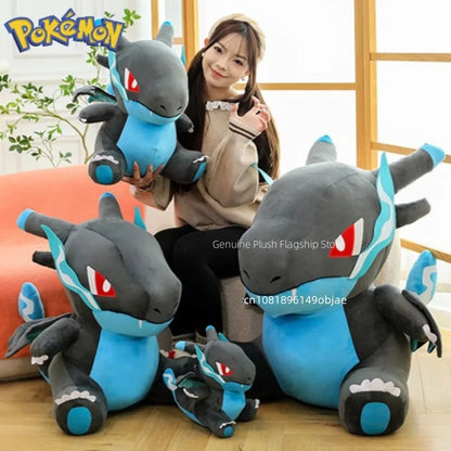80cm Super Big Size Pokemon Charizard Anime Plush Stuffed Doll Room Decoration Plushies Children's Pillow Kawaii Ornaments Gifts