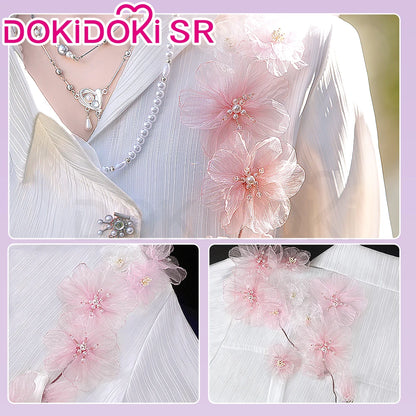IN STOCK Rafayel Flowering Splendor Cosplay Costume Game Love and Deepspace DokiDoki-SR Men Spring Costume Qiyu Rafayel Flowers