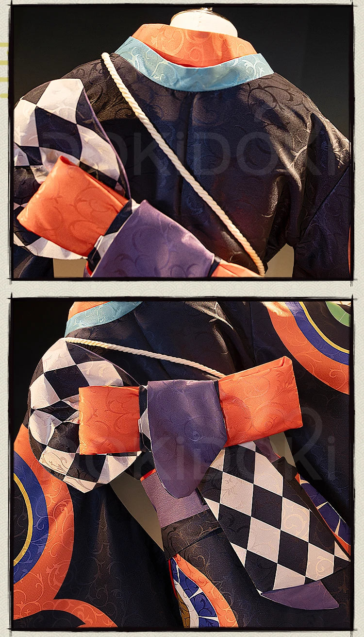 IN STOCK Kusuriuri Cosplay Costume Anime Mononoke【S-3XL】DokiDoki-R Men Kimono Costume Kusuriuri Cosplay Halloween