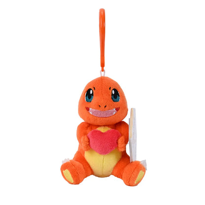 Pokemon Pikachu Mew Squirtle Charmander Kawaii Plush Toy Pendant School Bag Backpack Pendant Key Ring Small Doll Birthday Gift