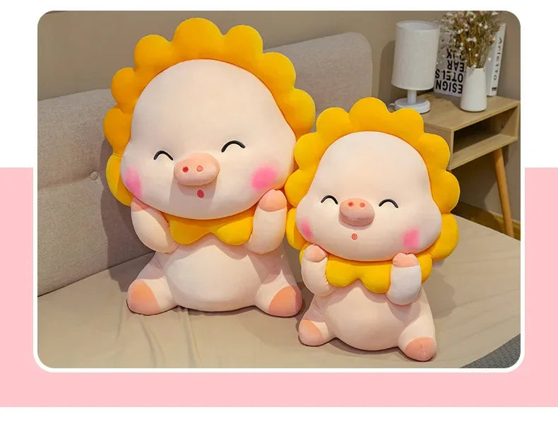 40-70cm Cute Pig Plush Toys Soft Stuffed Animal Pillow Kawaii Plushies Home Decoration Children Birthday Gift Doll for Kid Girl