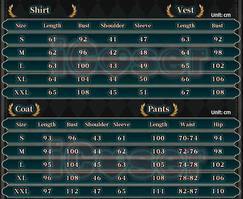 Identity V Art Dealer Cosplay Costume Wig Uniform Knight Richard Sterling Glasses Hat Roy Ramit Halloween Women Men Carnival Cos