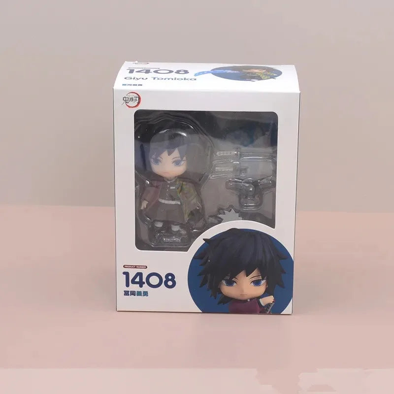 Tomioka Giyuu Anime Demon Slayer:Kimetsu no Yaiba Figurine Tokitou Muichirou Action Figures PVC q-version Collection Model Toys