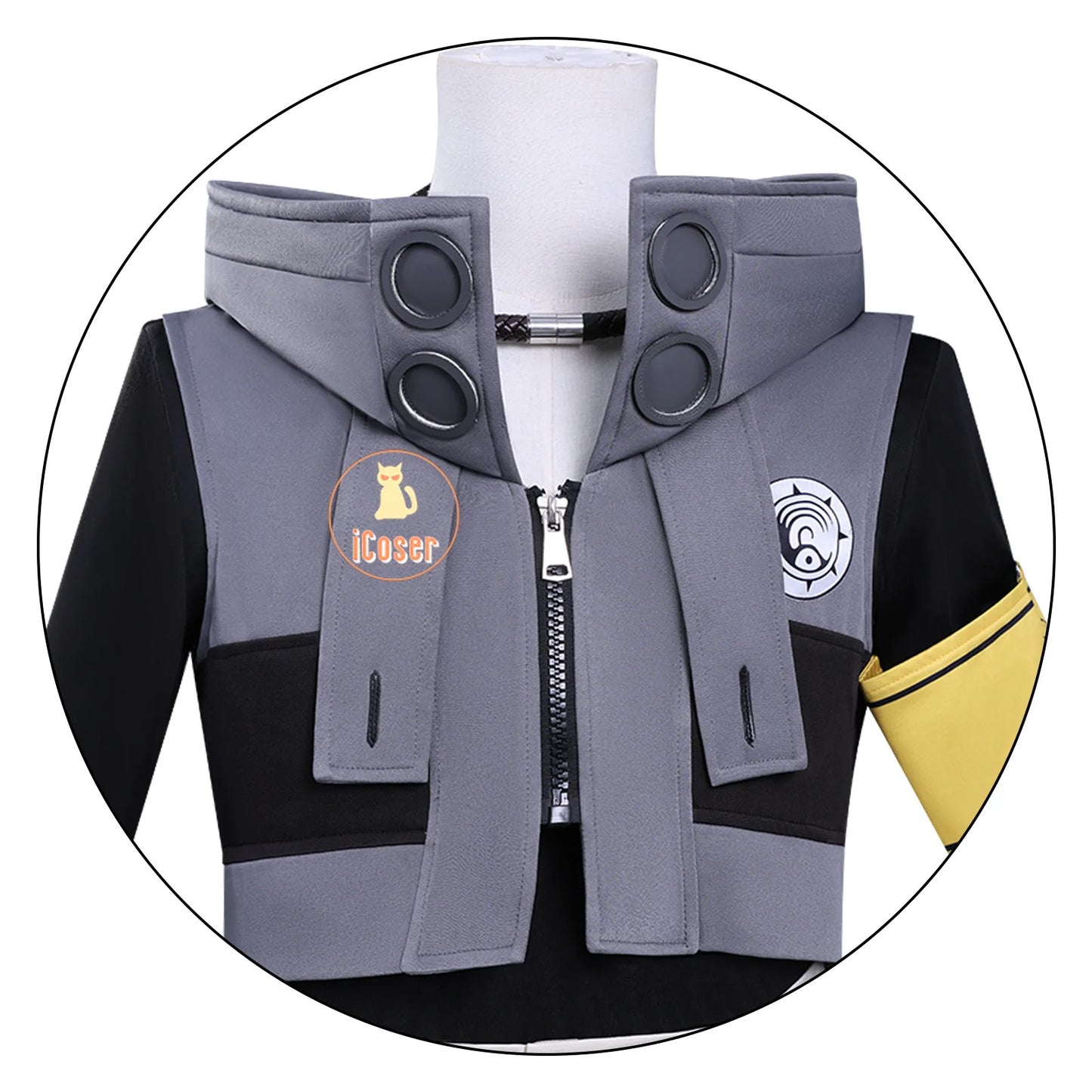 Anime Gachiakuta Rudo Surebrec Cosplay Costume Wig Uniform Jacket Gloves Bag Akuta Cleaners Halloween Party for Women Men iCoser