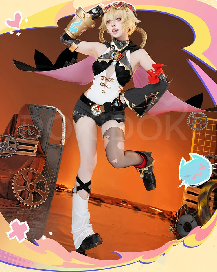 Jahoda Cosplay Costume Genshin Impact Song of the Welkin Moon DokiDoki-R Nod-Krai Jahoda Women Cute Costume Halloween