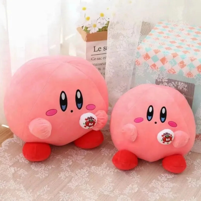 60cm Big Size Kirby Kawaii Cartoon Anime Plush Stuffed Doll Room Plushies Pillow Ornaments Cute Peluche Children's Holiday Gifts