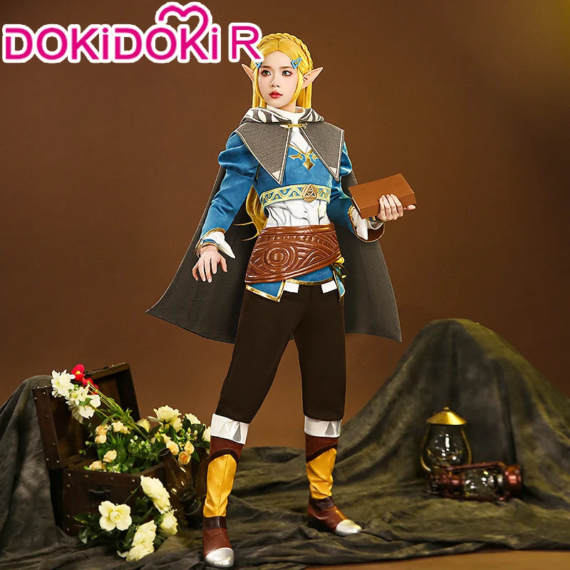 IN STOCK Princess Cosplay Game Costume【S-3XL】DokiDoki-R Cloak Linkk Cosplay Plus Size