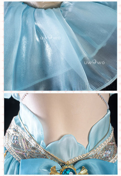 LAST BATCH UWOWO Nilou Cosplay Genshin Impact Fanart Nilou 'Aqua Seraphina' Dance Dress Cosplay Costume