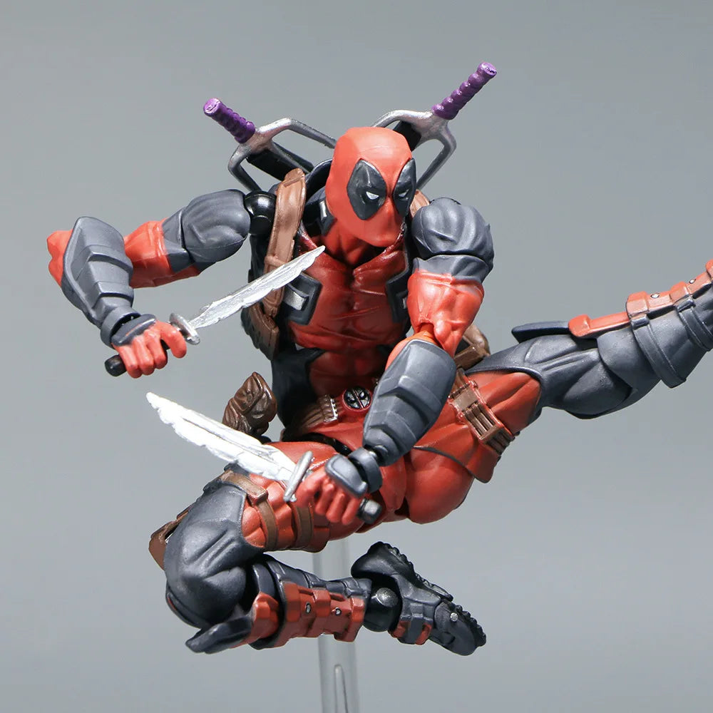 Amazing Yamaguchi Deadpool 2.0 Action Figure Toys 15cm Super Hero Dead Pool Movable Statues Model Doll Collectible Ornaments