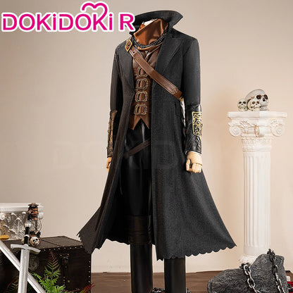 Gehrman Cosplay Costume Game Bloodborne Cosplay【XS-3XL】DokiDoki-R Men Hunter Halloween Costume Gehrman Hat Plus Size
