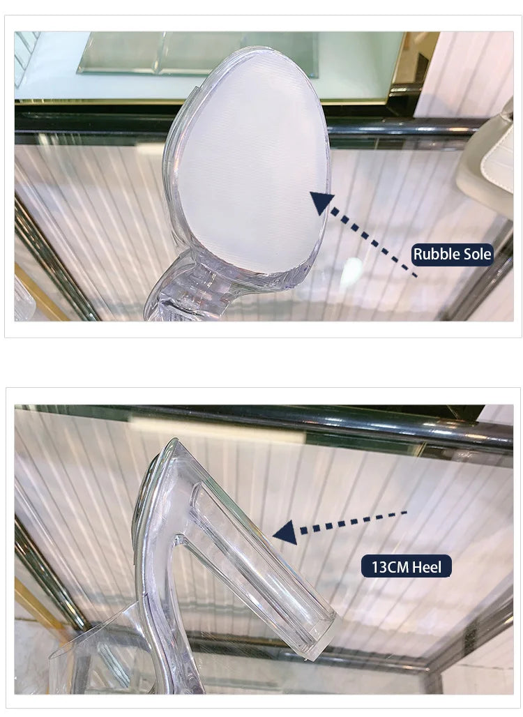 UWOWO Bloomm Enchantixx Floraa /Stellaa/Musaa Cosplay Costume Shoes Transparent Shoes Size 35-42 High heeled Shoes