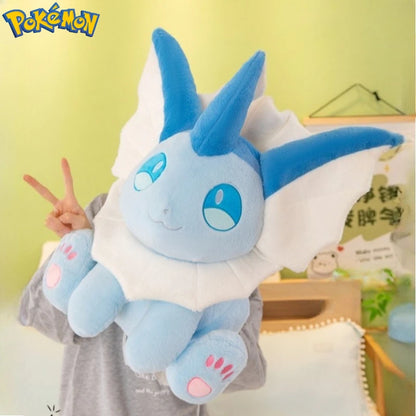 30-60CM Big Size Pokemon Plushies Vaporeon Kawaii Peluche Cartoon Anime Stuffed Animal Comfortable Soft Doll Children Toy Gift