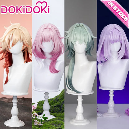 IN STOCK Mydeimos Cyrene Anaxa Polyxena Wig Game Honkai: Star Rail DokiDoki Mydei Cosplay HSR Halloween Wig Anaxa Free Wig Cap
