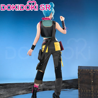 IN STOCK Jinxx Powderr Cosplay Costume Anime Cosplay【S-3XL】DokiDoki-SR Women Jinxx Powderr Vest Cosplay Plus Size