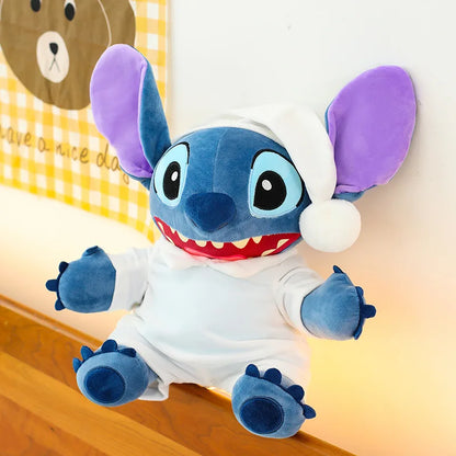 40/50/70cm Super Big Size Pajamas Stitch Disney Anime Plush Stuffed Doll Kawaii Room Decor Lilo & Stitch Plushies Holiday Gift