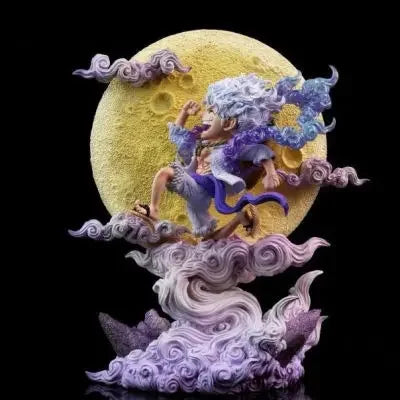 14cm One Piece Luffy Anime Figure Moon Nika Luffy Action Figurine PVC Statue Models Collection Desk Decoration Toys Gift Doll