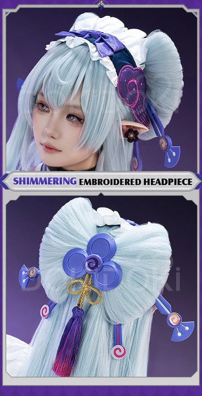 Yumemizuki Mizuki Cosplay Costume Game Genshin Impact【XS-2XL】DokiDoki-SR Women Cute Maid Dress Plus Size