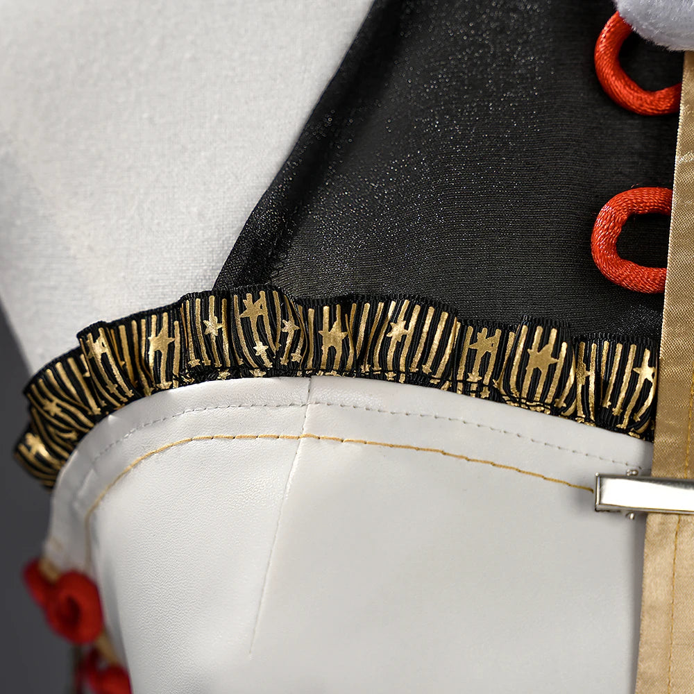 Zenless Zone Zero Dialyn Cosplay Costume Wig Uniform Earrings Headwear Krampus Compliance Authority Halloween Party for Women