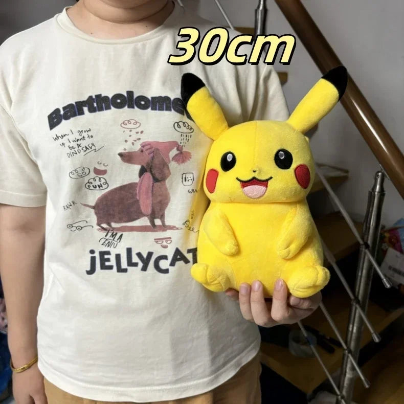 Cartoon Pikachu Plush Toy Lovely Peluche Stuffed Anime Pikachu Doll Kawaii Room Decor Soft Sofa Cushion Pillow Birthday Gifts