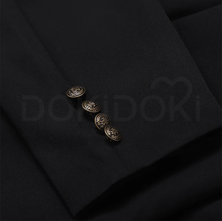 Ken Takakura Rintarou Cosplay Costume Anime【S-2XL】DokiDoki-R Men Black Universal School Uniform Suit Daily DK Costume Plus Si