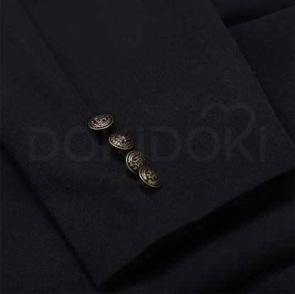 Ken Takakura Rintarou Cosplay Costume Anime【S-2XL】DokiDoki-R Men Black Universal School Uniform Suit Daily DK Costume Plus Si