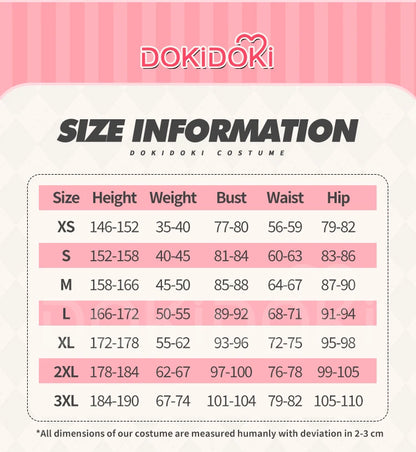 IN STOCK Mita Cosplay Costume Game MiSide【XS-3XL】DokiDoki-N Women Uniform Dress Mita Cosplay Hat Gloves Plus Size