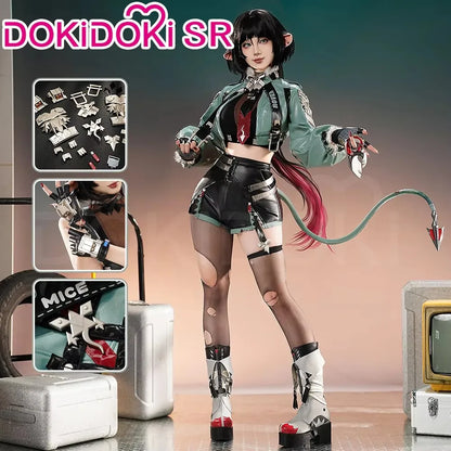 IN STOCK Jane Doe Cosplay Costume Game Zenless Zone Zero Cosplay 【S-2XL】DokiDoki-SR ZZZ Women Metal Accessory Mice Halloween