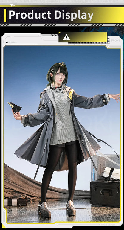 Endministrator A B Cosplay Costume Game Arknights DokiDoki-SR Men Endministrator Cosplay Mask Halloween