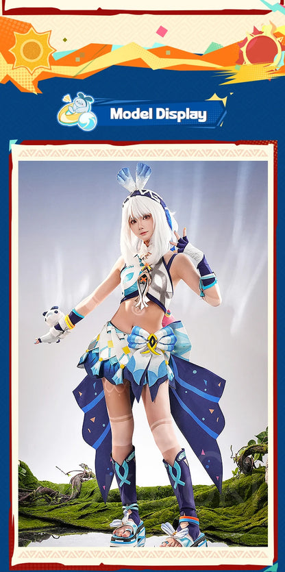 IN STOCK Mualani Cosplay Costume Game Genshin Impact【S-3XL】DokiDoki-SR Natlan Mualani Metal Luminous Vision Plus Size
