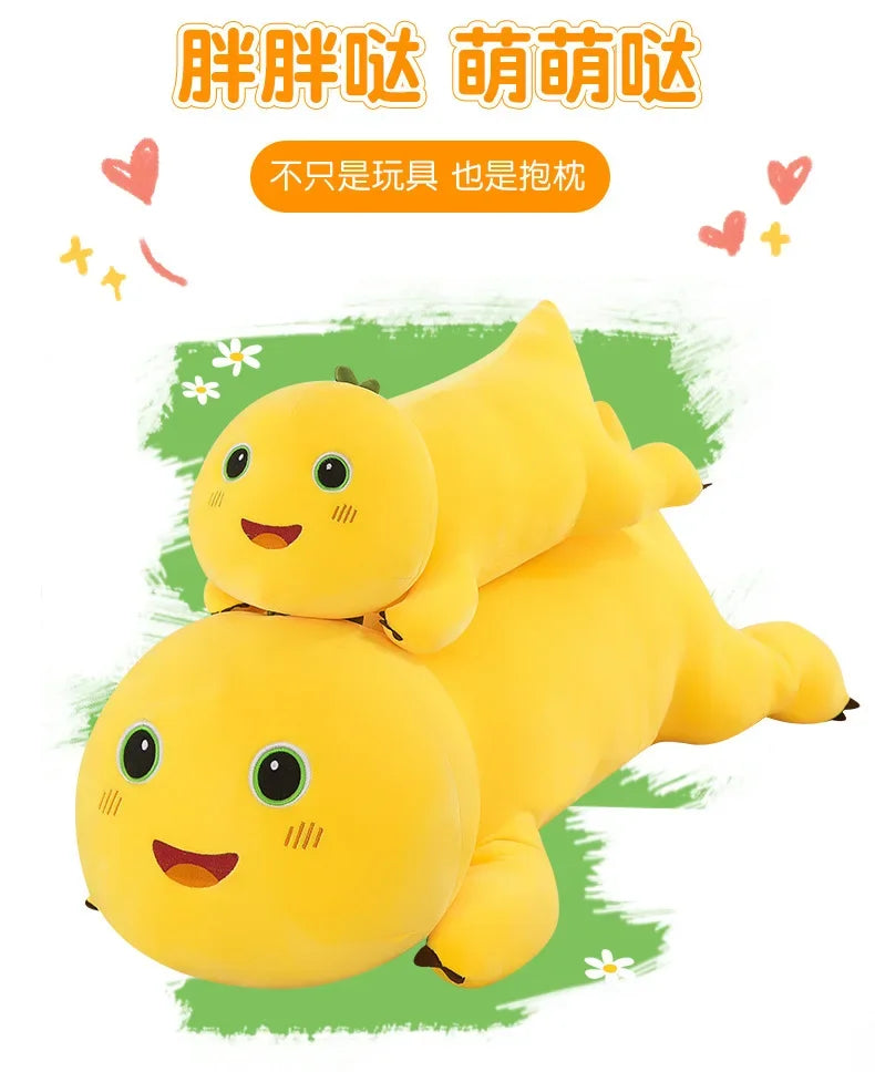 40-80cm Kawaii Milk Dragon Doll Plush Toy Pillow Nailong Stuffed Doll Cartoon Anime Accompany Sleep Toy Kid Birthday Gift