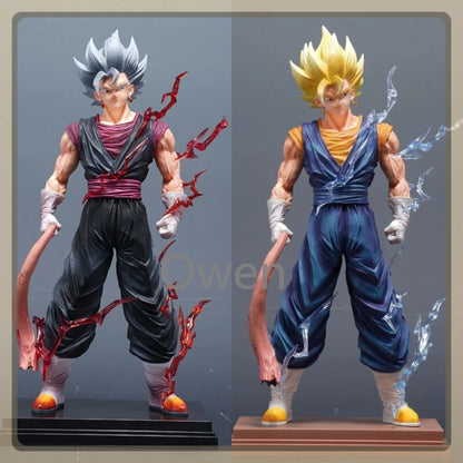 Anime Dragon Ball Figurine Super Saiyan Vegetto Combat Action Figures PVC Statue Collection Model Birthday Decoration Toys Gifts