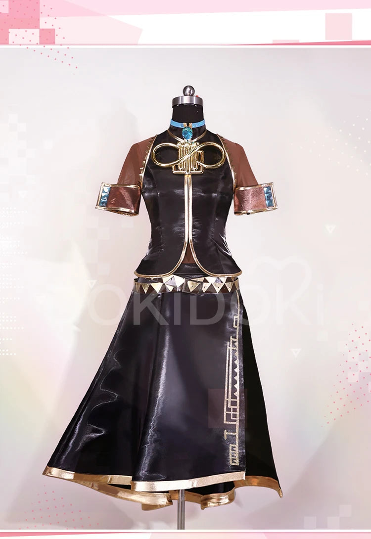 IN STOCK Lukaa Cosplay Costume Game Cosplay DokiDoki-R Megurinee Lukaa Cosplay Women Cute Costume Halloween