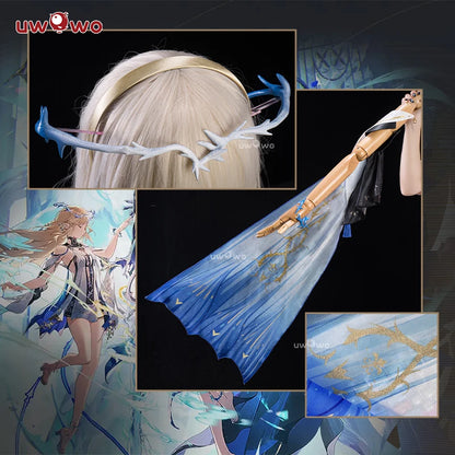 IN STOCK UWOWO Cartethyia Cosplay Game Wuthering Waves Cartethyia Cosplay Costume Cartethyia WuWa Cosplay Halloween Costume