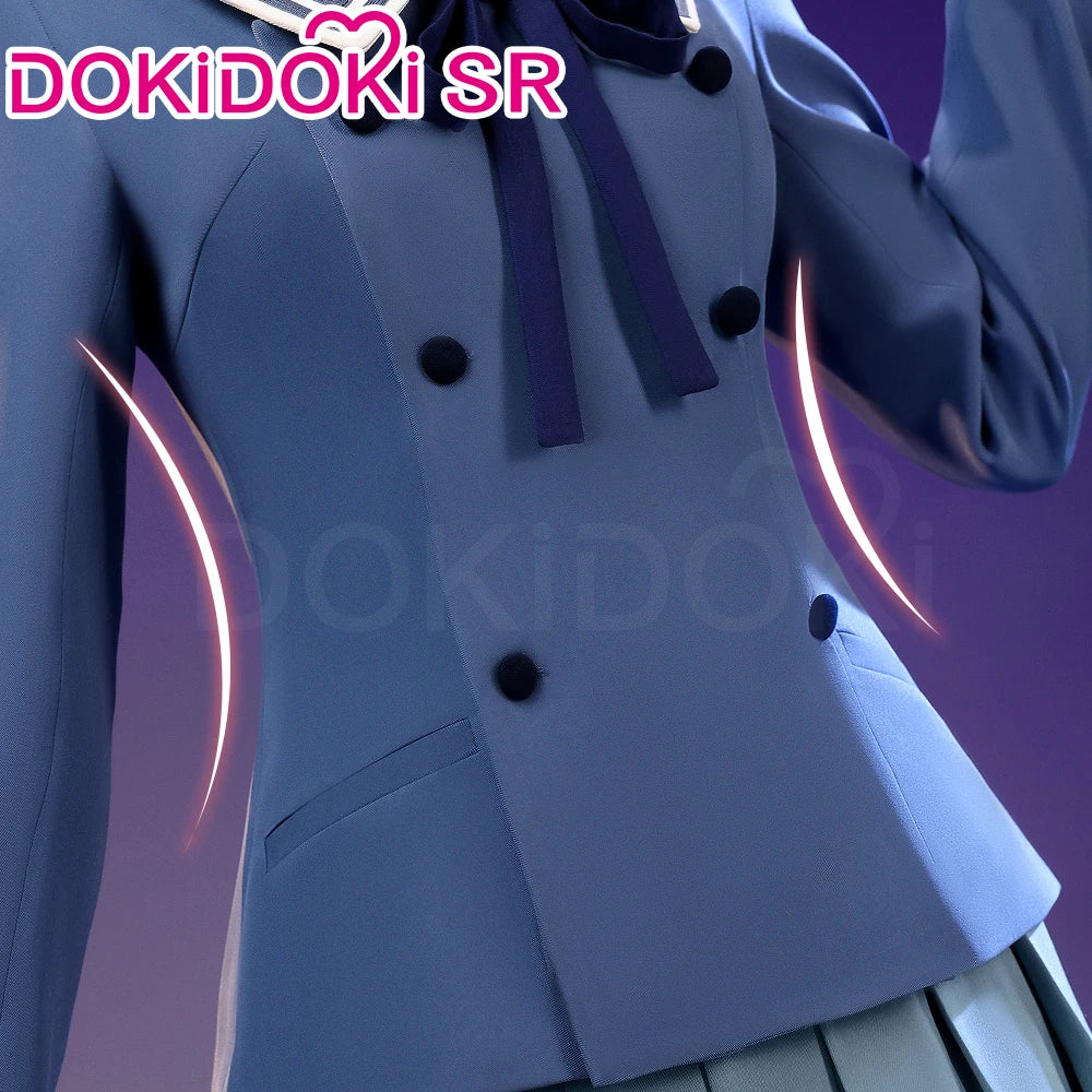 IN STOCK Kuriyama Mirai Cosplay Costume Anime Kyoukai no Kanata DokiDoki-SR Women Cute Uniform Dress Mirai Cosplay