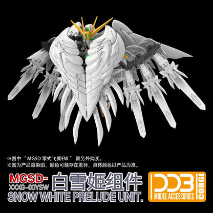 DDB Studio XXXG-00YSW Snow White MGSD Wing Zero DREI ZWERG Model Accessories Assembly Model Kits Toys Accessory Accessories Pack