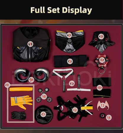 Orphie Cosplay Costume Game Zenless Zone Zero【S-2XL】DokiDoki-R Women Costume ZZZ Orphie Cosplay Suit Tail Halloween Plus Size