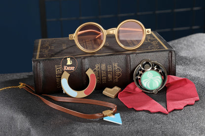 Genshin Impact Jahoda Cosplay Costume Wig Uniform Cloak Hat Glasses Headwear Outfit Halloween Party for Women Girls Props iCoser